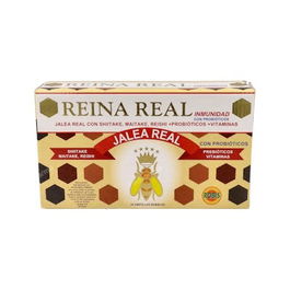 ROBIS Reina Real Inmunidad 20Amp. Aumenta las defensas contra infecciones y síndromes gripales. Estimula el sistema inmunitario.