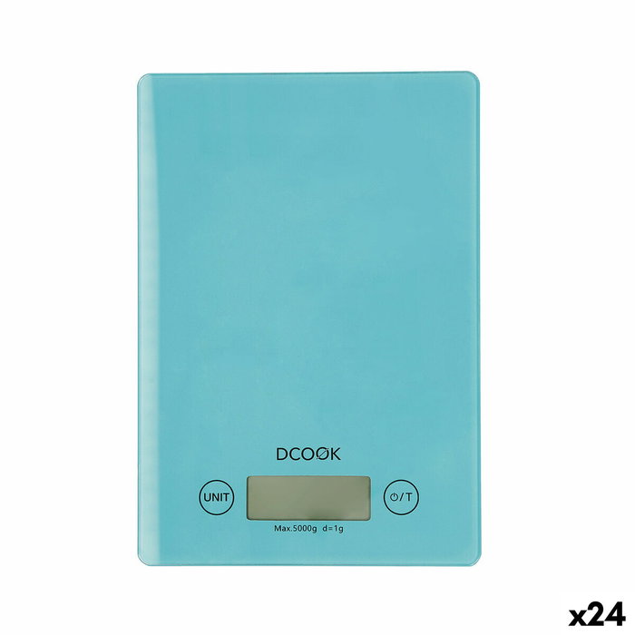 DCook Báscula de Cocina Gallery Turquesa 5 kg (Pack de 24 Unidades)