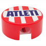 CYP BRANDS Set de Papelería Atlético de Madrid con Portatodo, Lápiz, Goma, Sacapuntas, Bolígrafo, Subrayador y Pegatinas