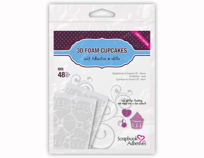 Scrapbook Adhesives by 3L Adhesivo espuma 3D magdalenas blanco 48u. Scrapbook Adhesives by 3L Adhesivo espuma 3D magdalenas blanco 48u.