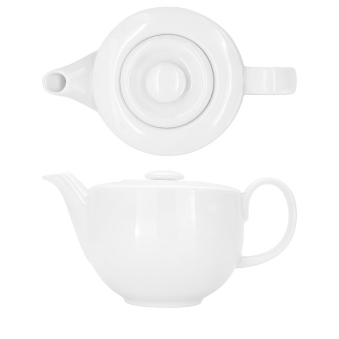 Summa Tetera Sira Blanca de Porcelana 40 cl Summa Tetera Sira Blanca de Porcelana 40 cl