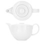 Summa Tetera Sira Blanca de Porcelana 40 cl
