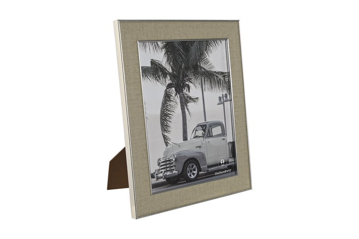 DKD Home Decor Marco de Foto Romántico Plateado 20x25 cm con Cristal DKD Home Decor Marco de Foto Romántico Plateado 20x25 cm con Cristal