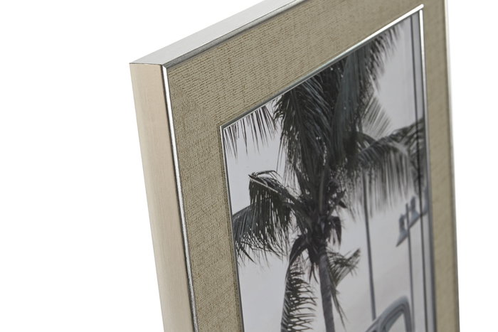 DKD Home Decor Marco de Foto Romántico Plateado 20x25 cm con Cristal DKD Home Decor Marco de Foto Romántico Plateado 20x25 cm con Cristal