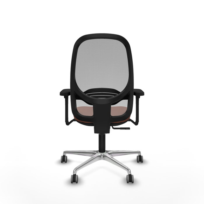 PIQUERAS Y CRESPO Silla de oficina Cilanco con Mecanismo Sincro, Tela Marrón y Malla Gris PIQUERAS Y CRESPO Silla de oficina Cilanco con Mecanismo Sincro, Tela Marrón y Malla Gris