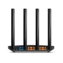 TP-Link Archer C6 Router Wi-Fi 5 AC1200 Dual Band (2.4GHz y 5GHz) 867 Mbps, Ethernet Rápido, 5 Puertos LAN, Sobremesa, Blanco