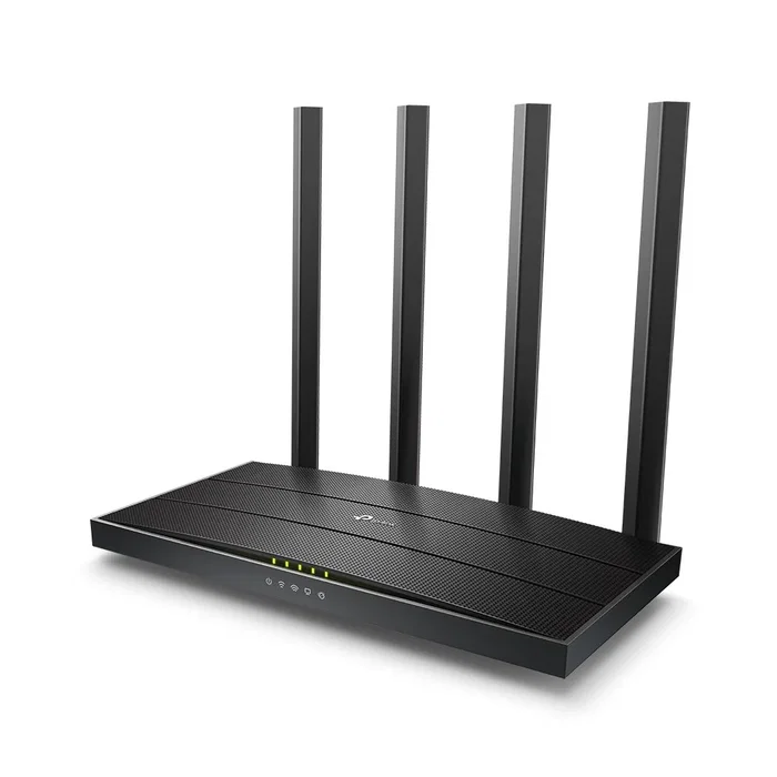 TP-Link Archer C6 Router Wi-Fi 5 AC1200 Dual Band (2.4GHz y 5GHz) 867 Mbps, Ethernet Rápido, 5 Puertos LAN, Sobremesa, Blanco