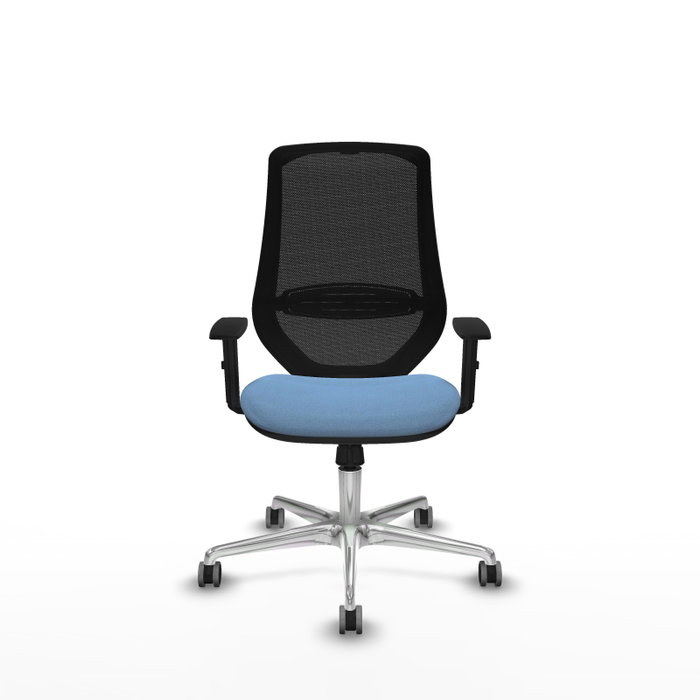 PIQUERAS Y CRESPO Silla de oficina Mardos con mecanismo Sincro, Azul cielo y Negro PIQUERAS Y CRESPO Silla de oficina Mardos con mecanismo Sincro, Azul cielo y Negro