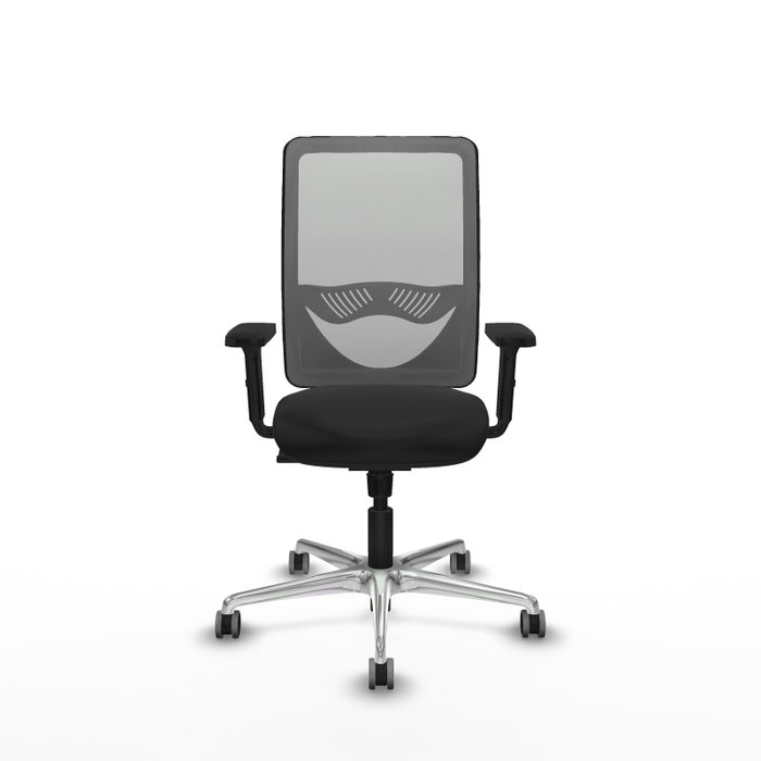 PIQUERAS Y CRESPO Silla de oficina Zulema con mecanismo Sincro, Negro y Gris PIQUERAS Y CRESPO Silla de oficina Zulema con mecanismo Sincro, Negro y Gris