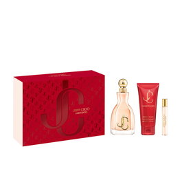 Jimmy Choo I Want Choo Eau de Parfum - Set Estuche Regalo con Vaporizador 100 ml + Loción Corporal 100 ml + Vaporizador 7.5 ml - Fragancia Floral Frutal para Mujer