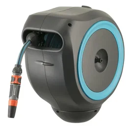 Gardena RollUp S Enrollador de manguera automático de pared 15 m, azul