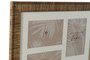 DKD Home Decor Marco Multifoto PS Cristal 34x2x38 para 5 Fotos