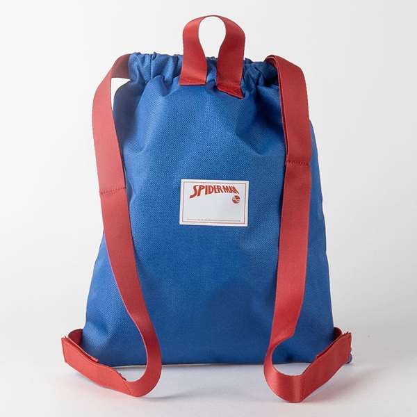 Cerdá Saquito escolar Spiderman azul 27x33x1 cm