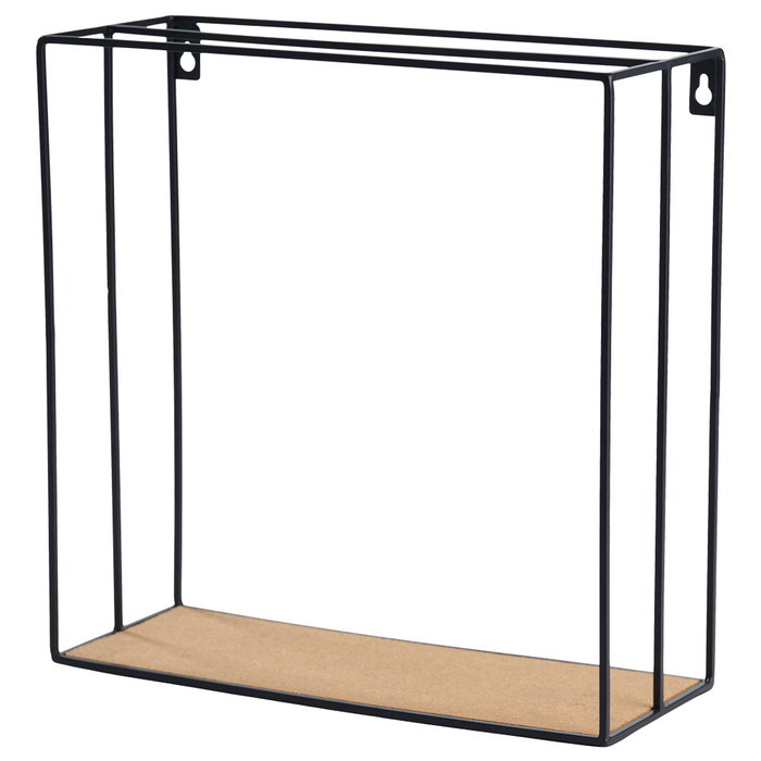 Day Juego De 2 Estantes Corcho-Metal Pared Grande 32x12 cm Pequeño 28x12 cm