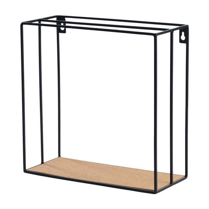 Day Juego De 2 Estantes Corcho-Metal Pared Grande 32x12 cm Pequeño 28x12 cm