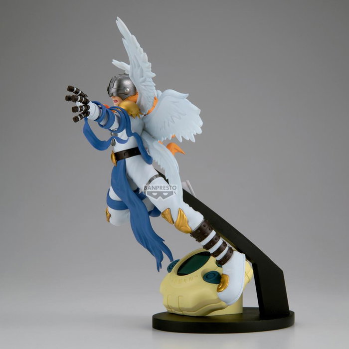 Banpresto Figura Angemon Digimon Adventure con Base Digivice 22cm Banpresto Figura Angemon Digimon Adventure con Base Digivice 22cm
