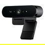 Logitech BRIO 4K Webcam Graphite - Cámara Web 4K Ultra HD para Windows Hello