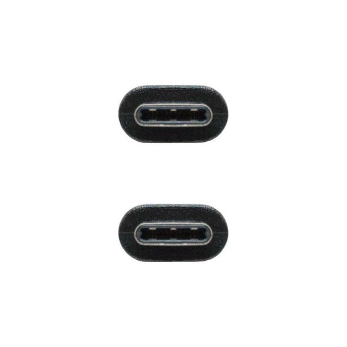 Nanocable Cable USB 2.0 USB-C a USB-C 1,5 m Negro