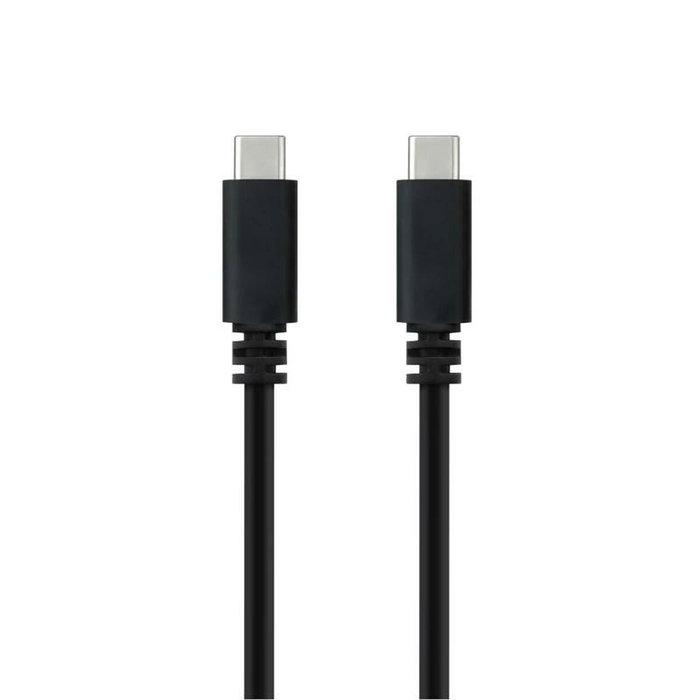 Nanocable Cable USB 2.0 USB-C a USB-C 1,5 m Negro