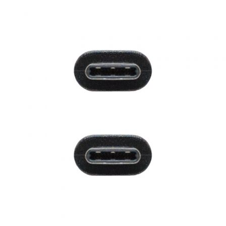 Nano Cable 10.01.2301-L150 Cable USB 2.0 Tipo-C Macho - USB Tipo-C Macho, 480Mbps, Negro, 1.5m