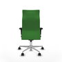 PIQUERAS Y CRESPO Sillón Albacete Verde con Mecanismo Sincro y Base de Aluminio