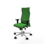 PIQUERAS Y CRESPO Sillón Albacete Verde con Mecanismo Sincro y Base de Aluminio