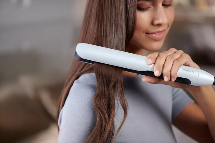 Philips Plancha de pelo BHS520 sky Blue