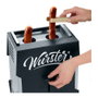 Severin WT 5005 Grill para Salchichas, 2000 W, 2 Ranuras, Negro y Gris, Fritura Baja en Grasas, Temporizador 5 Min