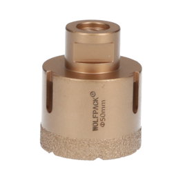 WOLFPACK LINEA PROFESIONAL Corona Diamante para Amoladora Ø 50 mm Rosca M14