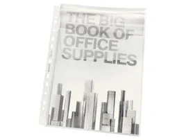 Funda multitaladro Leitz con fuelle DIN A4 180 micras cristal, pack 5 unidades