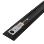 Carril Monofásico Empotrable para Focos LED 2M Negro