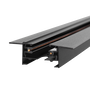 Carril Monofásico Empotrable para Focos LED 2M Negro