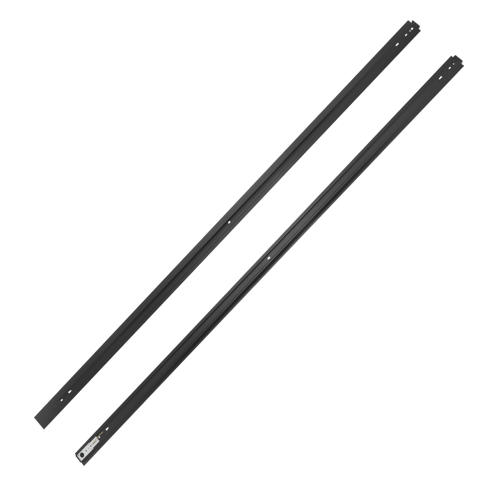 Carril Monofásico Empotrable para Focos LED 2M Negro