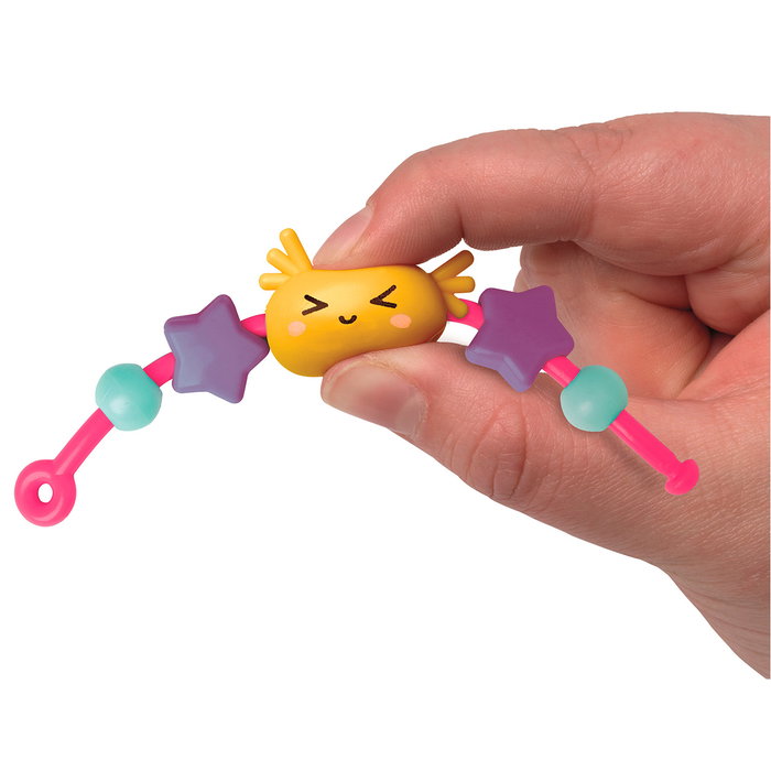 Bizak 64361494 Super Squeeze Kit de Diseño: Crea Pulseras, Colgantes y Anillos con Personajes y Cuentas Estrujables