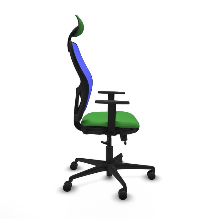 PIQUERAS Y CRESPO Silla de oficina Jorquera Verde y Azul