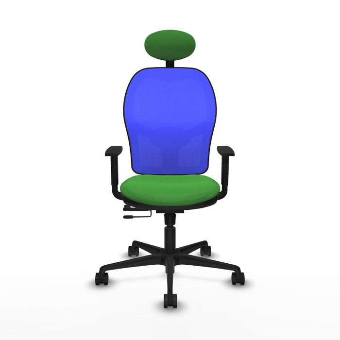 PIQUERAS Y CRESPO Silla de oficina Jorquera Verde y Azul