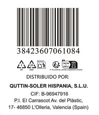 Quttin Cuchillo Jamonero Black 22 cm (36 Unidades)