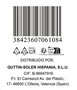 Quttin Cuchillo Jamonero Black 22 cm (36 Unidades)