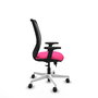 PIQUERAS Y CRESPO Silla de oficina Zulema Rosa y Negro