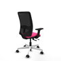 PIQUERAS Y CRESPO Silla de oficina Zulema Rosa y Negro