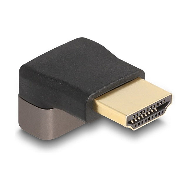 DeLOCK Adaptador HDMI Macho a Hembra 90° hacia arriba 8K 60 Hz Gris Metal 60083 DeLOCK Adaptador HDMI Macho a Hembra 90° hacia arriba 8K 60 Hz Gris Metal 60083