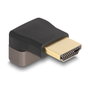 DeLOCK Adaptador HDMI Macho a Hembra 90° hacia arriba 8K 60 Hz Gris Metal 60083