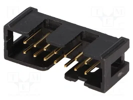 3M Conector IDC 2500 de 14 pines, recto, THT