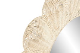 DKD Home Decor Espejo Boho Natural 91 x 91 cm