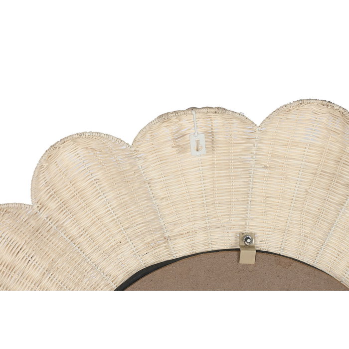 DKD Home Decor Espejo Boho Natural 91 x 91 cm