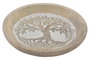 DKD Home Decor Bandeja Vaciabolsillos Árbol de la Vida de Mango