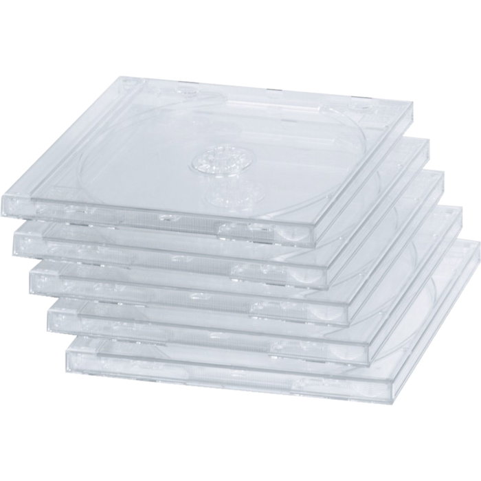 Hama 1x5 Cajas de CD Transparentes 44748