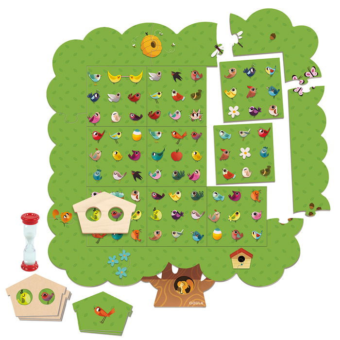 Goula Juego Educativo Pajaros y Arbol 55263 para +3 años