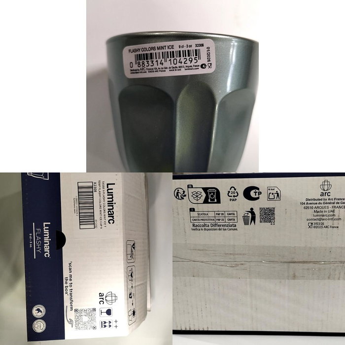 Luminarc Vaso de Café Flashy 9cl Verde
