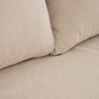 Sofá Chaise Longue Beige Tejido Salón 249 X 160 X 73 cm